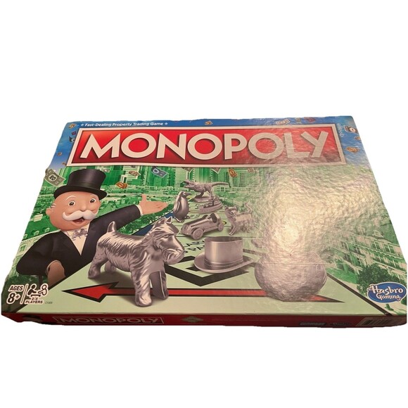 Monopoly Classic Board Game 2017 Edition Open Box ALL PIECES COUNTED AND PRESENT - Picture 1 of 9